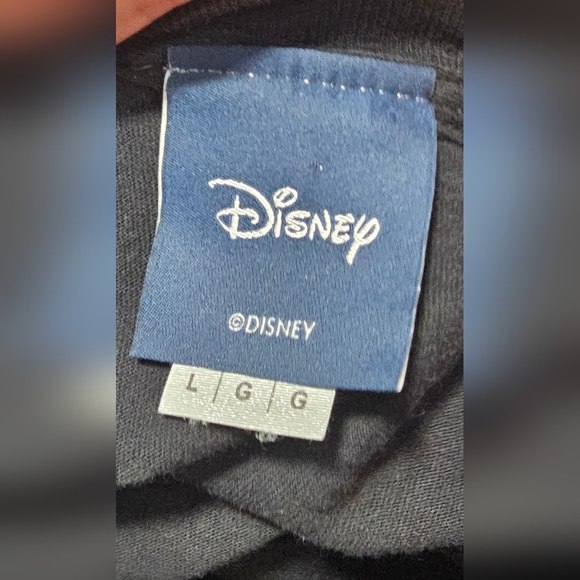 Disney Mickey Mouse WSU Washington Cougar Black Stripe Short Sleeve T-Shirt SZ L - Picture 7 of 10